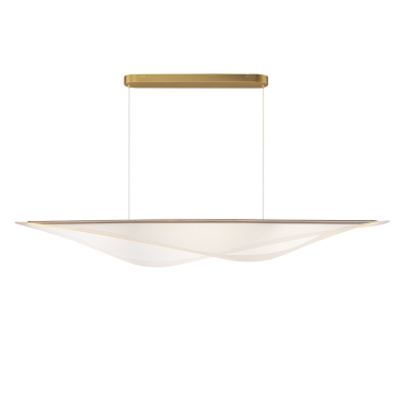ET2 Manta 70" LED Linear Pendant - 3000K - 120-277V - Gold