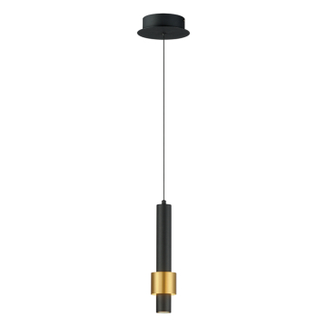 ET2 Reveal 1-Light LED Pendant - 3000K - 120V - Black / Gold