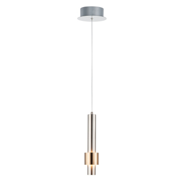 ET2 Reveal LED Pendant - 3000K - 116 Lumens - 120V - Satin Nickel / Satin Brass