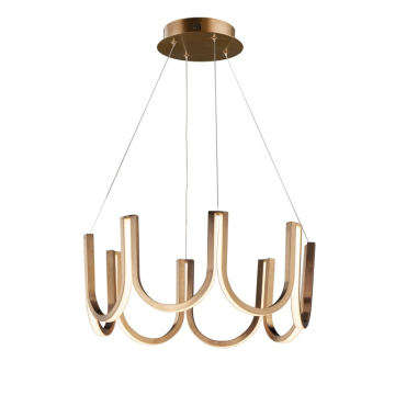 ET2 You LED Pendant - 3000K - 1,880 Lumens - 120V - Brushed Champagne
