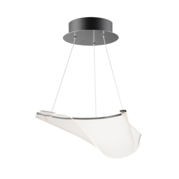 ET2 Rinkle Modular LED Pendant - 3000K - 120-277V - Brushed Gunmetal