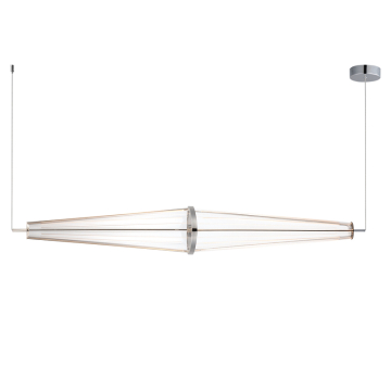 ET2 Quasar 51" LED Pendant - 3000K - 120-277V - Polished Chrome