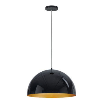 ET2 Hemisphere 24" LED Pendant - 3000K - 120-277V - Gloss Black / Gold