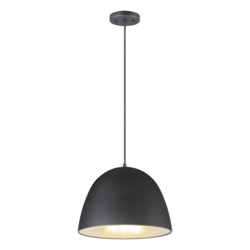 ET2 Fungo 16" LED Pendant - 3000K - 230 Lumens - 120V - Black / Satin Brass