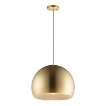 ET2 Palla 16" LED Pendant - 3000K - 325 Lumens - 120V - Satin Brass / Coffee