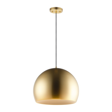ET2 Palla 20" LED Pendant - 3000K - 484 Lumens - 120V - Satin Brass / Coffee
