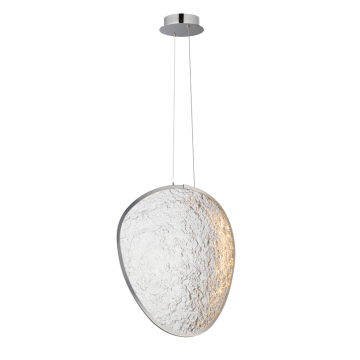 ET2 Moonscapes Single LED Pendant - 760 Lumens - 3000K - 120-277V - Polished Chrome