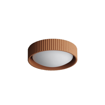 ET2 Souffle 10" LED Flush Mount - 3000K - 680 Lumens - 120V - Terra Cotta
