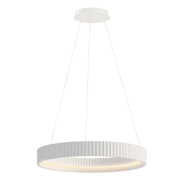 ET2 Souffle 25" LED Ring Pendant - 2,000 Lumens - 33W - 3000K - 120-277V - Chaulk White