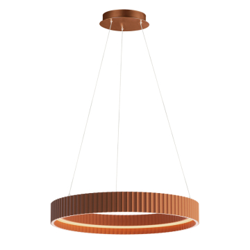 ET2 Souffle 25" LED Ring Pendant - 2,000 Lumens - 33W - 3000K - 120-277V - Terra Cotta