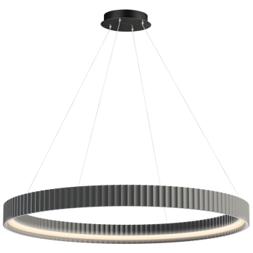 ET2 Souffle 41" LED Ring Pendant - 3,200 Lumens - 54W - 3000K - 120-277V - Gray
