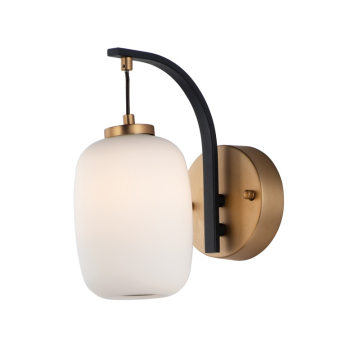 ET2 Soji LED Wall Sconce - 3000K - 380 Lumens - 120V - Black / Gold