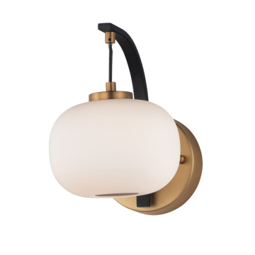 ET2 Soji LED Wall Sconce - 3000K - 380 Lumens - 120V - Black / Gold
