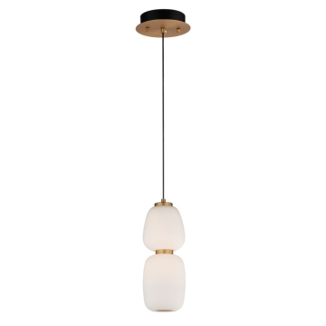 ET2 Soji 2-Light LED Pendant - 3000K - 760 Lumens - 120V - Black / Gold