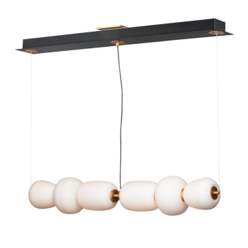 ET2 Soji LED Linear Pendant - 3000K - 1,570 Lumens - 120V - Black / Gold