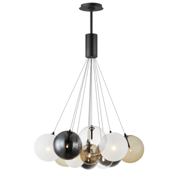 ET2 Burst 12-Light LED Pendant - 3000K - 1,750 Lumens - 120V - Mixed Glass