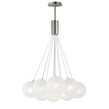 ET2 Burst 12-Light LED Pendant - 3000K - 1,750 Lumens - 120V - Frost Glass
