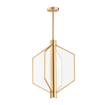 ET2 Telstar 24" LED Pendant - 3000K - 1,960 Lumens - 120V - Natural Aged Brass
