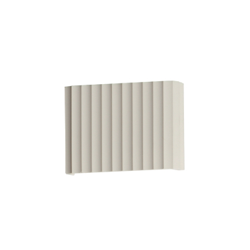 ET2 Delphi 9" LED Wall Sconce - CCT Selectable - 120-277V - Chaulk White