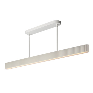 ET2 Delphi 61" LED Pendant - CCT Selectable - 120-277V - Chaulk White