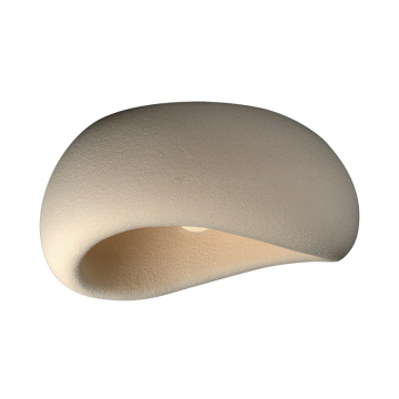 ET2 Moeraki 20" Flush Mount with LED Bulb - 3000K - 120V - Oyster
