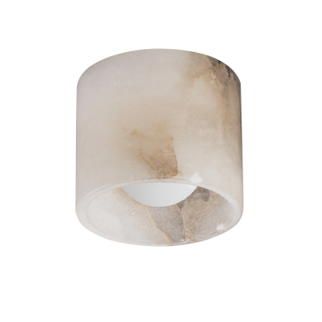 ET2 Cava LED Surface Mount - 300 Lumens - 8W - 3000K - 120-277V - White Alabaster Glass