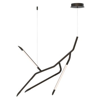 ET2 Scion 27" LED Pendant - 600 Lumens - 5W - 3000K - 120-277V - Black