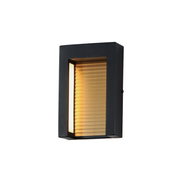 ET2 Alcove 10" LED Outdoor Wall Sconce - 3000K - 300 Lumens - 120V - Black / Gold