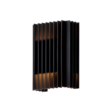 ET2 Rampart 6" LED Outdoor Wall Sconce - 3000K - 400 Lumens - 120V - Black
