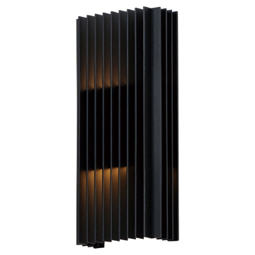 ET2 Rampart 14" LED Outdoor Wall Sconce - 3000K - 600 Lumens - 120V - Black 