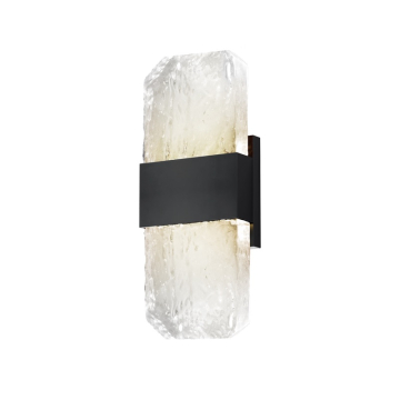 ET2 Rune 12" LED Outdoor Wall Sconce - 3000K - 690 Lumens - 120V - Black