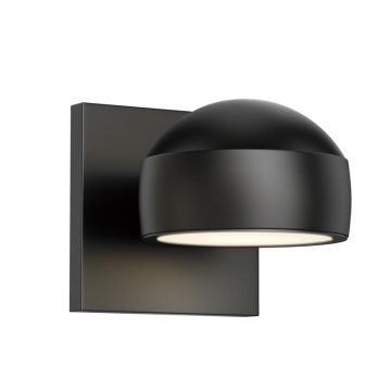 ET2 Modular Dome LED Outdoor Wall Sconce - 3000K - 450 Lumens - 120-277V - Black