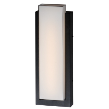 ET2 Tower 22" LED Outdoor Wall Sconce - 3000K - 1,760 Lumens - 120V - Black