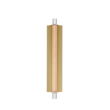 ET2 Hyperion 24" LED Wall Sconce - 230 Lumens - 10W - 3000K - 120-277V - Gold - Clear Crystal Glass