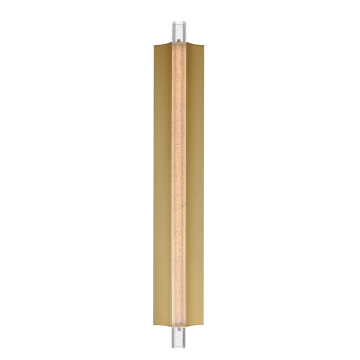 ET2 Hyperion 30" LED Wall Sconce - 300 Lumens - 14W - 3000K - 120-277V - Gold - Clear Crystal Glass