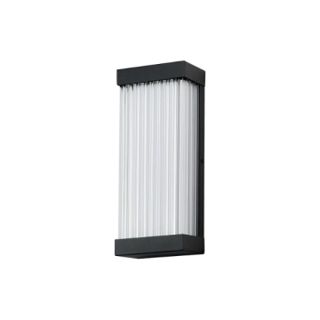 ET2 Acropolis 14" LED Outdoor Wall Sconce - 3000K - 120V - Black