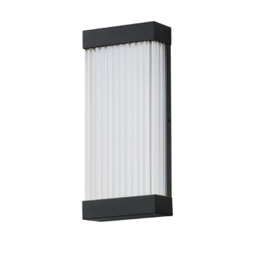 ET2 Acropolis 18" LED Outdoor Wall Sconce - 3000K - 120V - Black