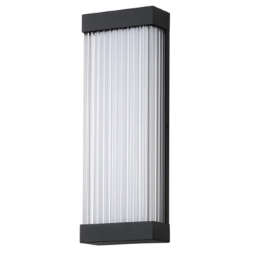 ET2 Acropolis 22" LED Outdoor Wall Sconce - 3000K - 120V - Black