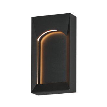 ET2 Brasilia Small LED Outdoor Sconce - 3000K - 120-277V - Black
