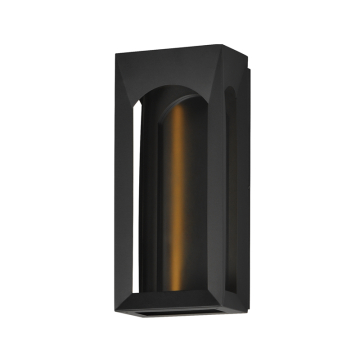 ET2 Brasilia Large LED Outdoor Sconce - 3000K - 120-277V - Black