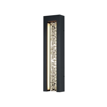 ET2 Liquid 18" LED Outdoor Wall Sconce - 3000K - 120V - Black