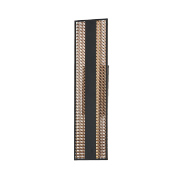 ET2 Interlace 24" LED Outdoor Wall Sconce - 3000K - 120V - Black/Aged Copper