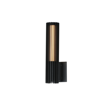 ET2 Citadel 14" LED Outdoor Wall Sconce - 600 Lumens - 11W - 3000K - 120-277V - Black