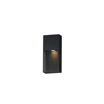 ET2 Grate 14" LED Outdoor Wall Sconce - 80 Lumens - 10W - 3000K - 120V - Black
