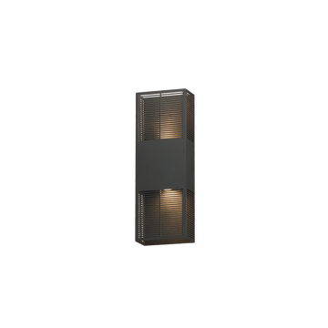 ET2 Grate 18" LED Outdoor Wall Sconce - 250 Lumens - 12W - 3000K - 120V - Architectural Bronze