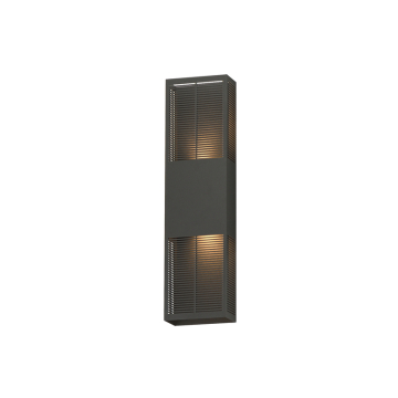ET2 Grate 24" LED Outdoor Wall Sconce - 80 Lumens - 12W - 3000K - 120V - Architectural Bronze