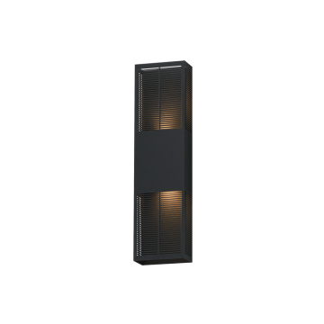 ET2 Grate 24" LED Outdoor Wall Sconce - 80 Lumens - 12W - 3000K - 120V - Black
