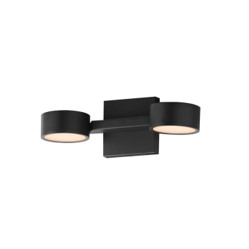 ET2 Embrace 2-Light LED Wall Sconce - 550 Lumens - 5W - 3000K - 120V - Black
