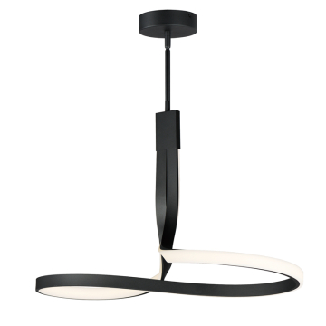ET2 Serpentine LED Pendant - 3000K - 120-277V - Black