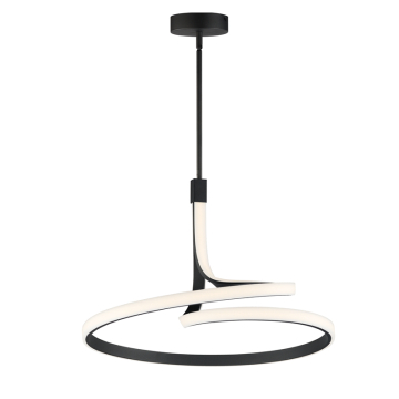 ET2 Serpentine Large LED Pendant - 3000K - 120-277V - Black